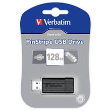 PENDRIVE RETRAIBILE VERBATIM STORE N GO 128 GB PINSTRIPE