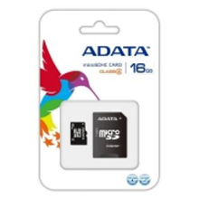 MICRO SD 16 GB + ADATTATORE SD A-DATA
