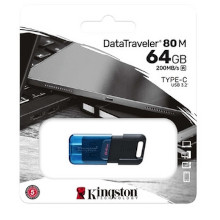 PENDRIVE USB KINGSTON DT80M/64GB TYPE-C 3.2 64GB 200MB/S