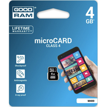 MICROSD GOODRAM 4GB CLASSE 4
