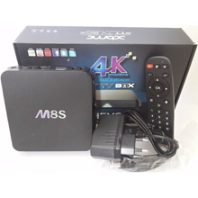 M8S 4K ANDROID 4.4 TV BOX IPTV KODI QUAD CORE 8GB ROM 1GB RAM