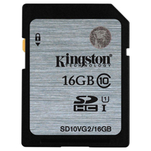 MEMORIA SD HC CLASS 10 UHS-I KINGSTON 16 GB