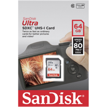 MEMORIA SD SANDISK 64 GB ULTRA UHS-I