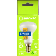 SHANYAO LAMPADINA LED E14 6W BULB REFLECTOR R50 4000K LUCE NATURALE