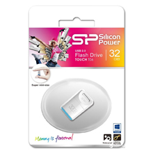 PENDRIVE SILICON POWER TOUCH T06 32GB USB 2.0 BIANCA
