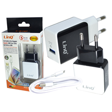 CARICABATTERIE USB 15W 3A + CAVO MICRO USB