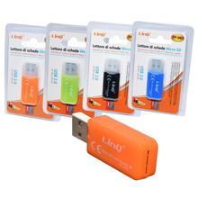 LETTORE USB DI SCHEDE MICRO SD USB 2.0