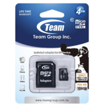 MICRO SD TEAM GROUP 4 GB C10