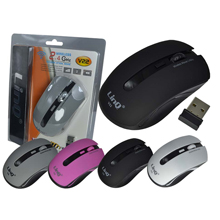 MOUSE WIRELESS 2,4 GHZ USB IN BLISTER - COLORI VARI