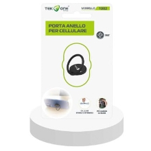 SUPPORTO AD ANELLO UNIVERSALE PER SMARTPHONE 360 GRADI NERO