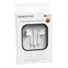 CUFFIE JACK 3.5MM BM30 CON TASTI VOLUME BIANCHE