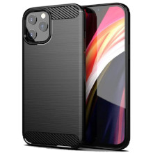 CUSTODIA FORCELL CARBON PER IPHONE 14 6.1 NERA