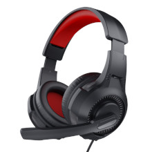 CUFFIE TRUST GAMING CON MICROFONO MULTIPIATTAF. NERO/ROSSO 3.5MM 24785