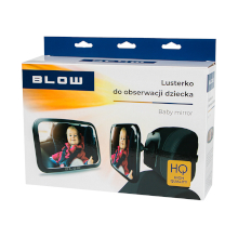 SPECCHIETTO POGGIATESTA AUTO PER MONITORAGGIO BAMBINI 20X19CM