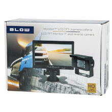 TELECAMERA PER RETROMARCIA + MONITOR 7 POLLICI PER AUTO/BUS/TIR