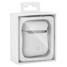 CUSTODIA IN SILICONE PER AIRPODS - BIANCA