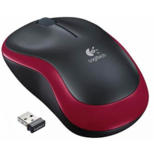 MOUSE WIRELESS LOGITECH M185 ROSSO
