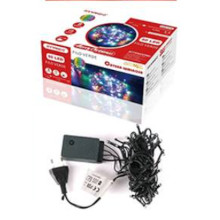 FILO DI LUCI LUCE MULTICOLOR 50 LED 1.5M + 3.5M DA INTERNO