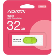 PENDRIVE ADATA SLIDER 32GB USB 3.2 BIANCA/VERDE
