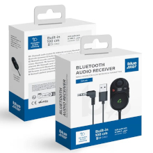 TRASMETTITORE BLUETOOTH 5.3 PER AUTO BLUE STAR 2 IN 1 CARLINK BT62 NERO