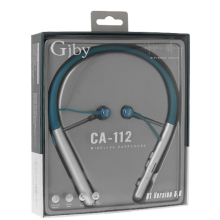 CUFFIE BLUETOOTH 5.0 MAGNETICHE DA COLLO CA-112 BLU