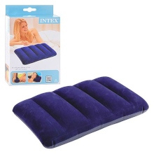 CUSCINO GONFIABILE INTEX CAMPING O ALTRI USI BLU 43X28X9CM