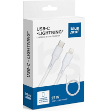 CAVO BLUE STAR USB-C LIGHTNING 2.4A 27W 1M BIANCO