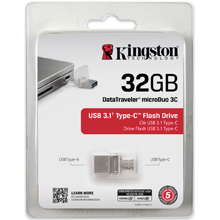 PENDRIVE KINGSTON 32 GB DOPPIA INTERFACCIA USB E USB-C
