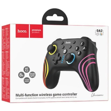 GAMEPAD WIRELESS HOCO GA2 PER NINTENDO SWITCH 1/SWITCH 2/PC NERO