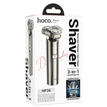 RASOIO HOCO HP36 3 IN 1 PER CAPELLI/BARBA/NASO GRIGIO