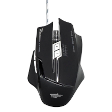 MOUSE DA GAMING USB 3200 DPI CON 7 TASTI E RETROILLUMINAZIONE A 4 COLORI