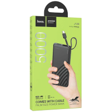 POWER BANK HOCO J129 5000MAH CON CAVO LIGHTNING NERO