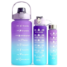 SET DI 3 BORRACCE 2000-900-300ML BLU-VIOLA
