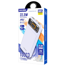 POWER BANK KAKUSIGA KSC-890 10000MAH CON DISPLAY BIANCO