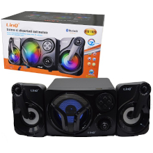 STEREO BLUETOOTH 2.1 CASSE + SUBWOOFER CON LUCI LED