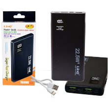 POWER BANK 15000MAH RICARICA RAPIDA 22.5W