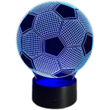 LAMPADA A SFERA LED 3D A FORMA DI PALLONE CON TELECOMANDO