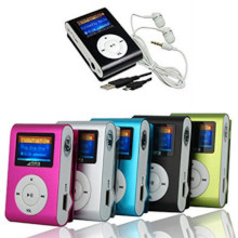 MINI LETTORE MP3 DISPLAY LCD CON CAVO USB E CUFFIE COLORI VARI