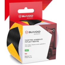 NASTRO ADESIVO RIFLETTENTE 5M GIALLO-NERO