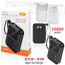 POWER BANK FAST CHARGER CAVI INCLUSI 10000MAH