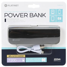 PLATINET POWER BANK 7200MAH NERO + CAVO MICRO USB
