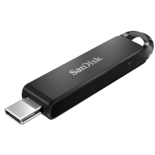 PENDRIVE SANDISK 64GB FLASH DRIVE ULTRA USB-C 3.1 NERO