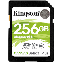 MEMORIA SD CANVAS SELECT PLUS 256 GB