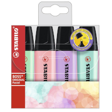 EVIDENZIATORI STABILO BOSS 4PZ PASTEL