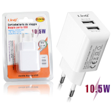 CARICABATTERIA FAST CHARGE 2XUSB 2.1A 10.5W