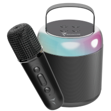 SPEAKER BLUETOOTH TECHMADE CON MICROFONO KARAOKE NERO