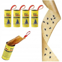 TRAPPOLA ADESIVA PER MOSCHE E ZANZARE CONFEZIONE 4 PEZZI