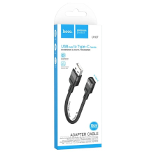 ADATTATORE HOCO U107 DA USB A TYPE-C NERO