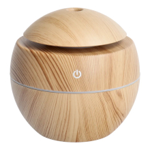 UMIDIFICATORE/DIFFUSORE AROMATERAPIA 130ML MARRONE LEGNO CHIARO