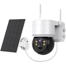 VIDEOCAMERA DI SICUREZZA A ENERGIA SOLARE SMART WIFI IP66 VISIONE NOTTURNA CONTROLLO REMOTO